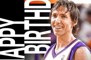 太阳官博：凤凰城的传奇  祝福纳什52岁生日快乐！