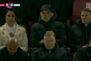 利物浦对阵曼城焦点战，图赫尔和科曼现场观战考察球员