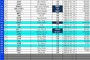 2025-26赛季亚冠精英联赛报名名单（第三注册窗口）——上海申花