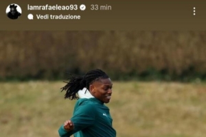 本赛季饱受伤病困扰！回归米兰合练的莱奥社媒晒照：感觉好多了