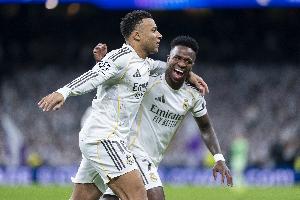 潘迪亚尼：姆巴佩是一名顶级球员，维尼修斯很伟大但表现起伏不定