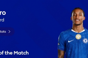 先拔头筹，英超官方：若昂·佩德罗当选切尔西2-2利兹联全场最佳