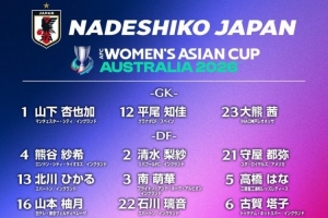 日本女足亚洲杯26人名单：22人留洋海外，长谷川唯、清水梨纱领衔