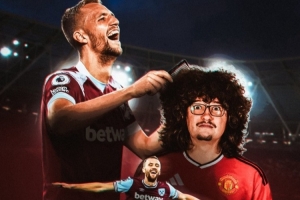 布拉格斯拉维亚晒海报调侃蓄发哥，祝贺绍切克成为英超捷克射手王