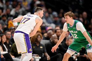 东契奇弗拉格都不打！ESPN明日胜率预测：湖人58.8% 独行侠41.2%