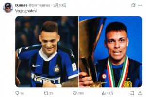 遭猛批！国米官方用AI生成视频致敬劳塔罗，球迷：脸都不要了