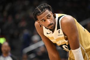 Shams：奇才中锋萨尔因右腿筋拉伤将缺阵大约两周 不会参加新秀赛