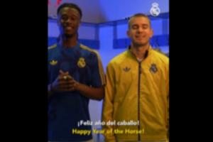 吧友们听得出来吗？皇马马年祝福：卡马文加用中文说“马到成功”