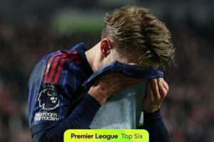 前车之鉴！22/23赛季26轮后枪手5分领跑，但赛季末崩盘+曼城仅1平