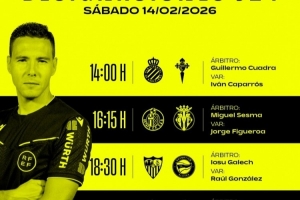 本轮部分西甲比赛裁判安排：埃尔南德斯执法皇马vs皇家社会