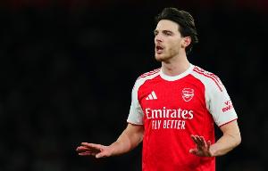 基翁：赖斯是枪手表现最好的球员，厄德高的作用被忽视了