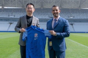 阿联酋沙迦酋长国副酋长率沙迦媒体委员会董事会拜访申花俱乐部