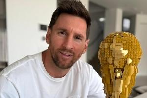 吧友们入手吗？梅西晒乐高版大力神杯，3月1日发售，售价199.99刀