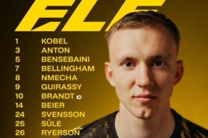 多特战美因茨首发：吉拉西、布兰特、拜尔、小贝林厄姆出战