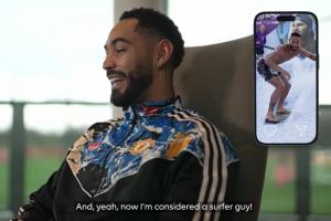 库尼亚问答：队里叫姆伯莫‘大胡子’、庆祝动作灵感来源是冲浪