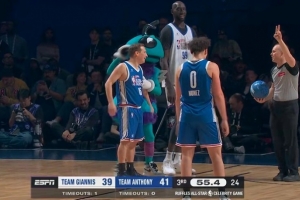 老板有东西啊！太阳老板伊什比亚迎着法尔补防直接跳投得分