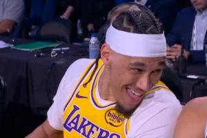 啊这？海斯最后登场 是想罚球线暴扣吗？结果多跑了1步只得44.6分