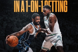 爱德华兹：5v5场上太多事情不好说 1v1的话我很自信能防住欧文