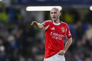 记录报：本菲卡中场奥瑟斯和后卫德蒂奇有望赶上对皇马的比赛