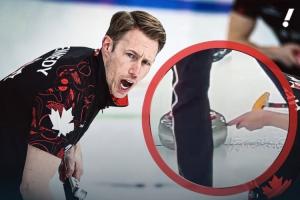 巨大争议！加拿大冰壶选手作弊现场遭抓包，“Fxxk off”辱骂对手