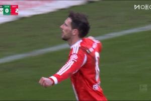 3-0杀死悬念！拜仁边路一连串配合，格雷茨卡推射一锤定音