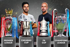 谁会是四冠王？阿森纳&曼城3月将四线齐头并进，英格兰历史首次！