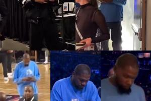 疑似小号被曝光！杜兰特正赛期间多次查看手机