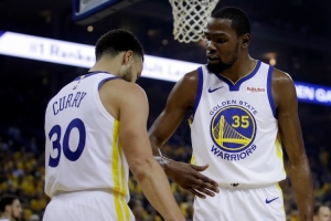 杜兰特在各队的胜率：勇士74%居首 篮网2 火箭60%第3 太阳4 雷霆5