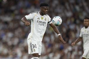 记者：琼阿梅尼今日进行了伤情检查，目前情况看来并不严重