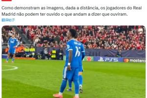 继续否认！本菲卡官方晒证据：皇马球员不可能听到所谓的“歧视”