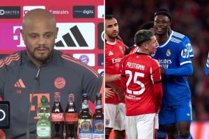 孔帕尼:穆帅攻击维尼修斯品性是大错 他知道尤西比奥经历了什么吗