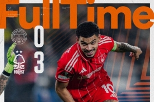 欧联杯-森林3-0费内巴切，怀特、I·热苏斯传射 穆里略一条龙破门