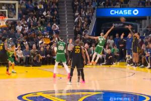 年轻人你是真年轻！理查德自信撤步三分压哨轰进 首节独揽11分