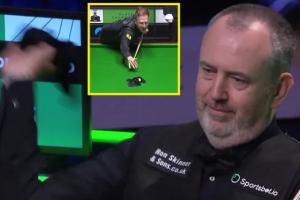 怪准的！不敌特鲁姆普最终局，马克·威廉姆斯将毛巾扔上球台认输