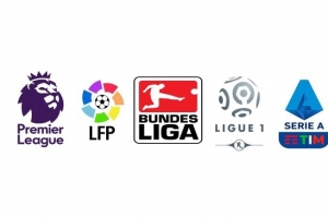 本轮附加赛五大联赛战绩:德甲3胜、英超西甲均2胜1平、意甲2胜3负