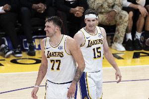 赢球保障！本季东契奇&里夫斯同场时 湖人战绩15胜5负&反之19-16