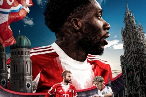 拜仁发布对阵法兰克福海报：戴维斯、莱默尔、堂安律出镜