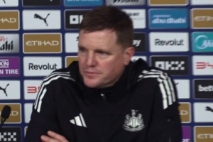 输曼城！埃迪·豪：我认为曼城和我们一样都拼尽全力 对球队满意