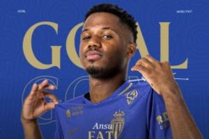 又双叒回来了！法蒂复出3分钟精彩挑射制胜，摩纳哥让2追3大逆转