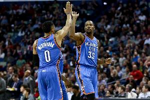 合作过的最佳球员！杜兰特：威少库里并列第1 威少给我带来安全感