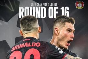 成功晋级16强！勒沃库森自2002年以来首次在欧冠淘汰赛晋级