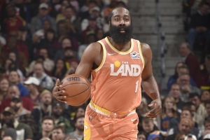 哈登：球队6人得分上双 加强防守我们会很难对付 还有23场去调整