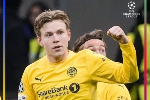 博德闪耀在两回合制欧冠淘汰赛成功晋级，是1988年以来挪威首队