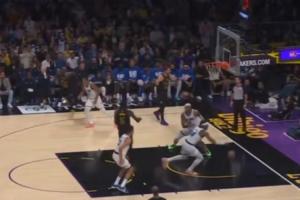 湖人解说点名东契奇：他在抱怨 你得回防啊 队友在4防5 被打2+1…