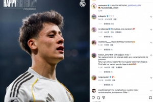 今天是居莱尔21岁生日，皇马社媒为其送上祝福：生日快乐