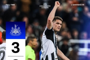 被博德闪耀抢了风头！纽卡斯尔是队史首次晋级欧冠16强战