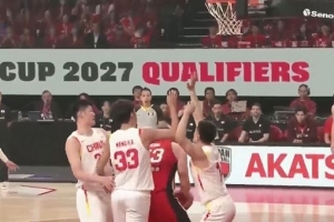 差距挺大！首节中国男篮罚球3中1 日本男篮罚球14中7