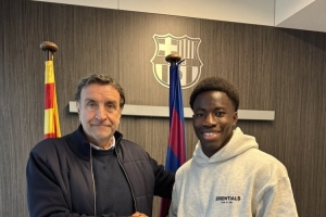 差点绝杀对手！巴萨15岁小将通卡拉为B队上演首秀，队史第4年轻