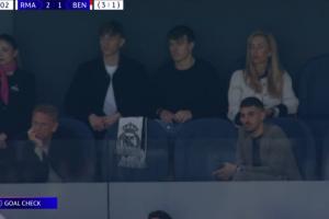 因伤无法出战，赫伊森本场在伯纳乌观战