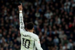 姆巴佩同时达成联赛20+欧冠10+进球，本赛季全欧仅此一人